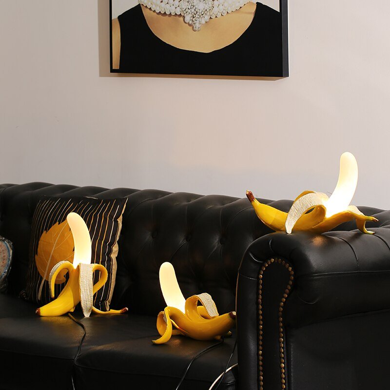 Art Deco Tischlampen Banana Lights