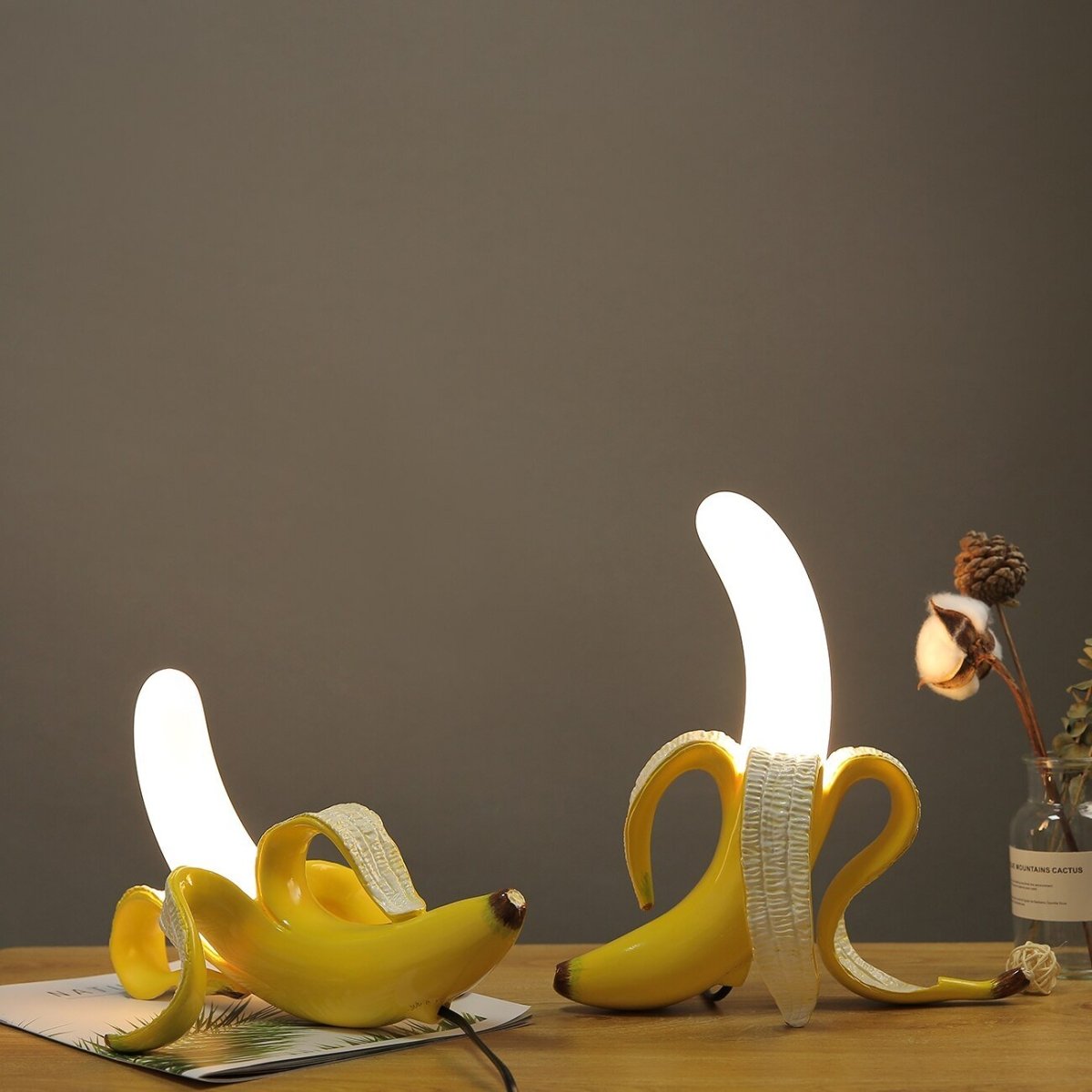 Art Deco Tischlampen Banana Lights