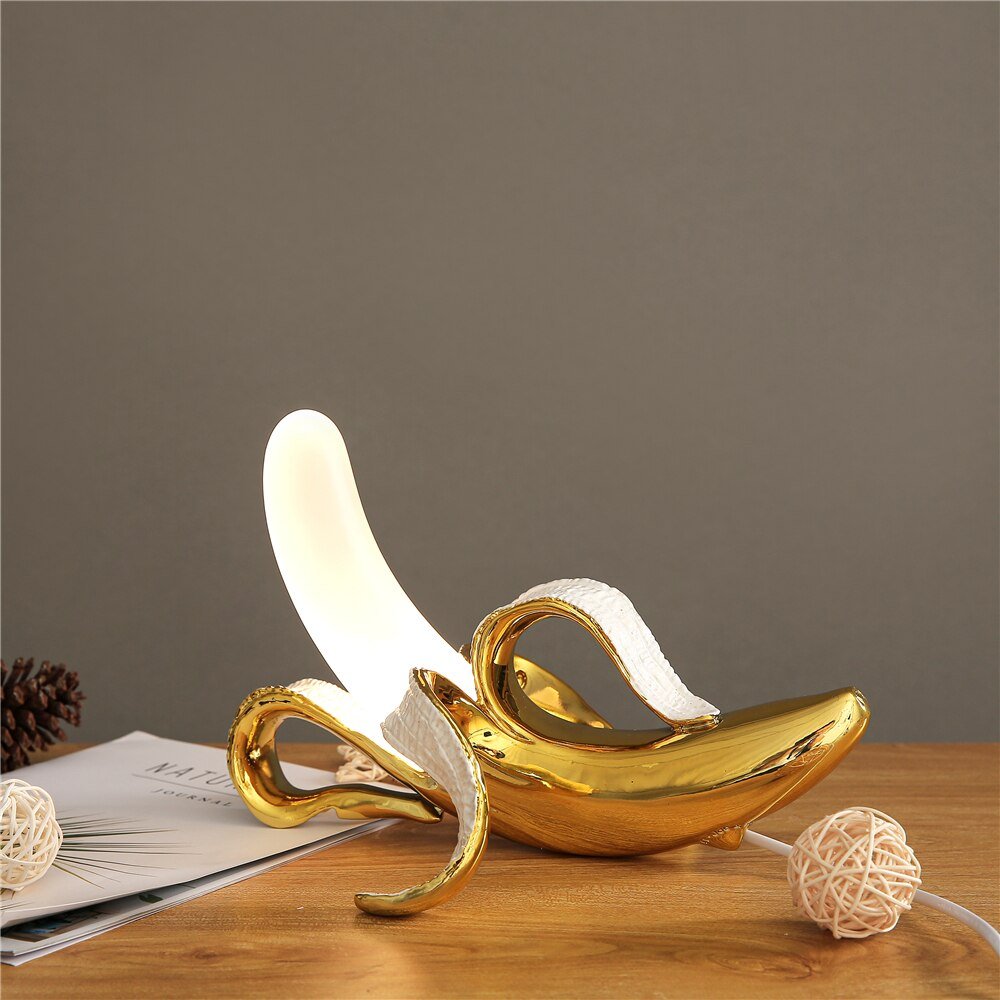 Art Deco Tischlampen Banana Lights