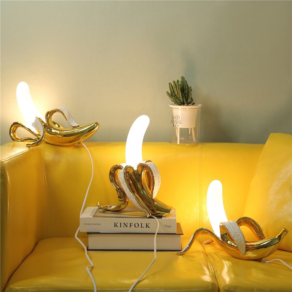 Art Deco Tischlampen Banana Lights