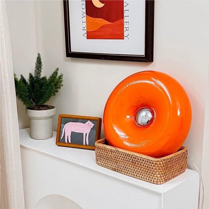 Bauhaus Donut Lights on the Wall and Table Lamp