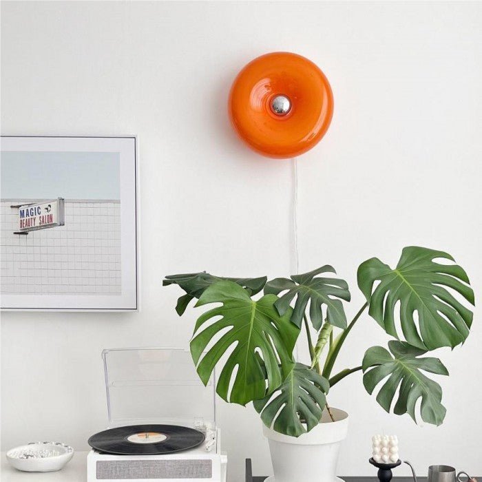 Bauhaus Donut Lights on the Wall and Table Lamp