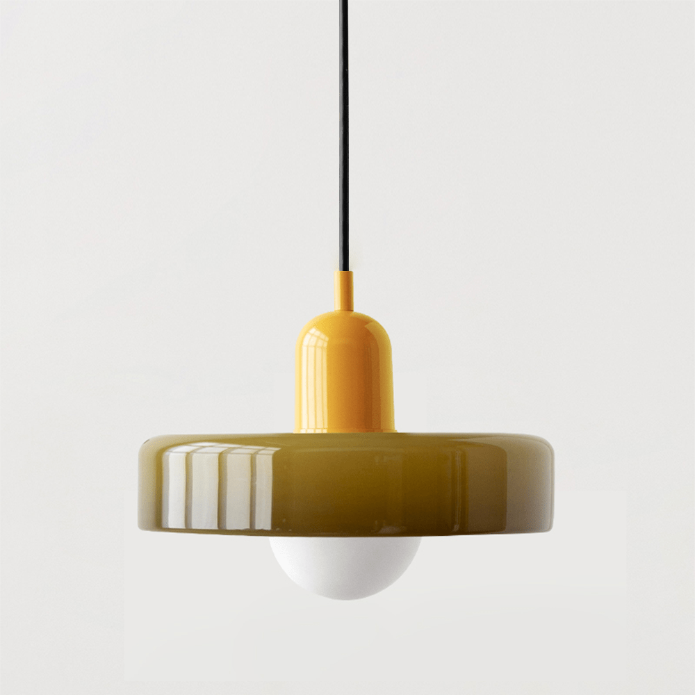 Bauhaus Pendelleuchte – Stilvolles Design aus Buntglas