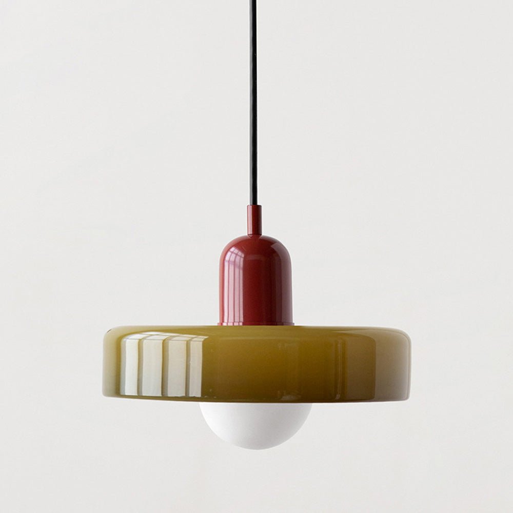 Bauhaus Pendelleuchte – Stilvolles Design aus Buntglas