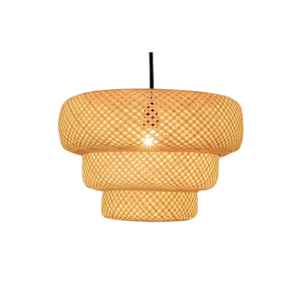 Boho Bamboo Pendant Light