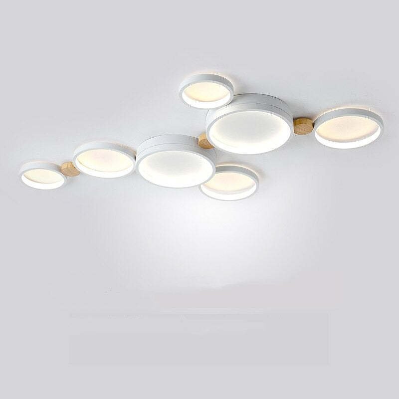 Modern Deckenleuchte ChicLuminous - Stilvolles Design in White and Grau