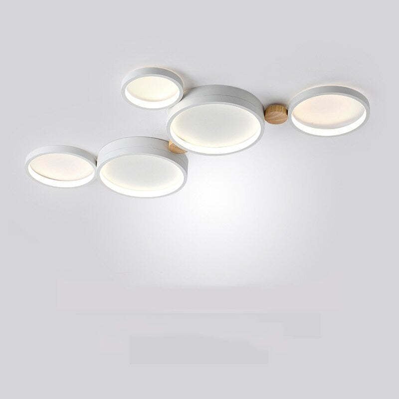 Modern Deckenleuchte ChicLuminous - Stilvolles Design in White and Grau