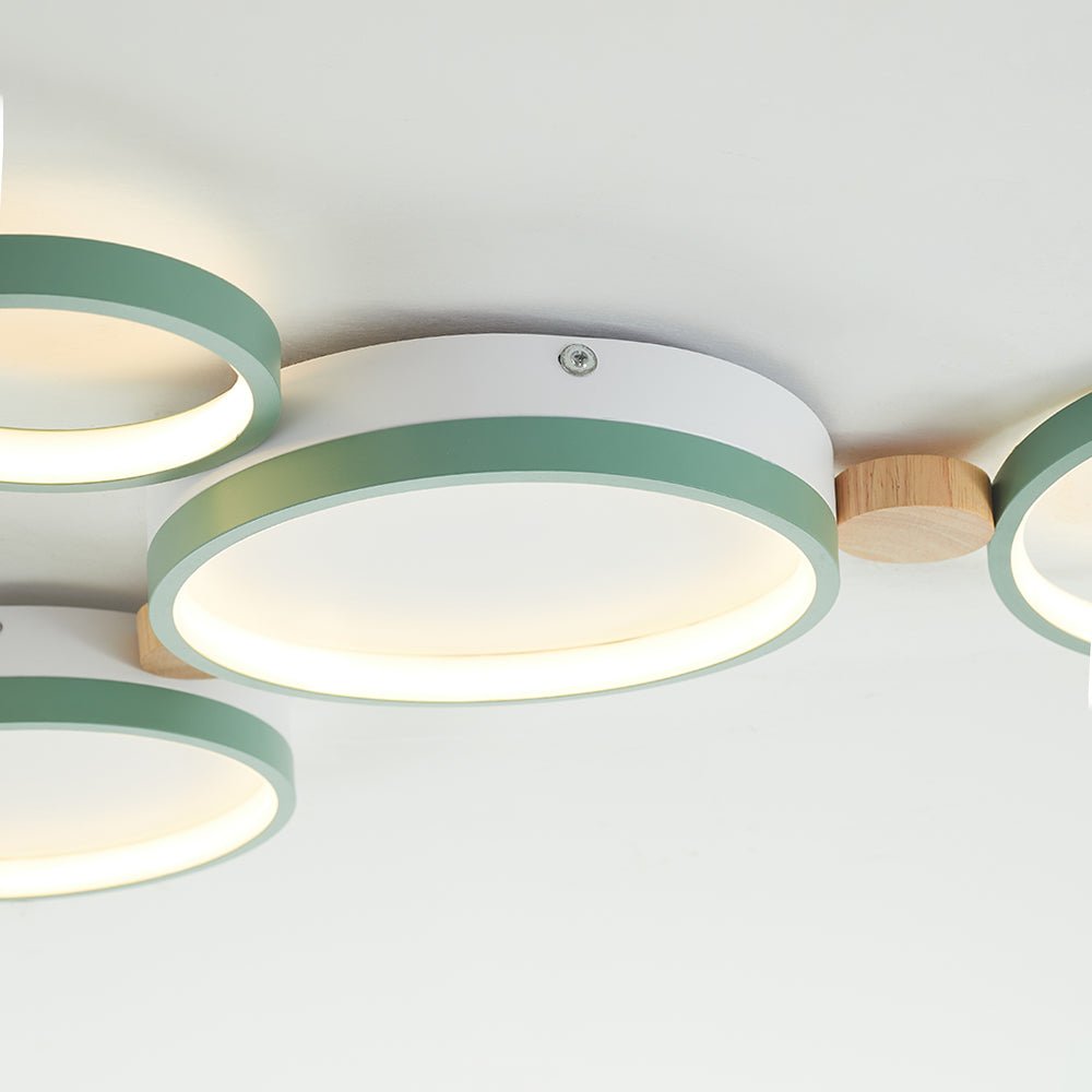 Modern Deckenleuchte ChicLuminous - Stilvolles Design in White and Grau