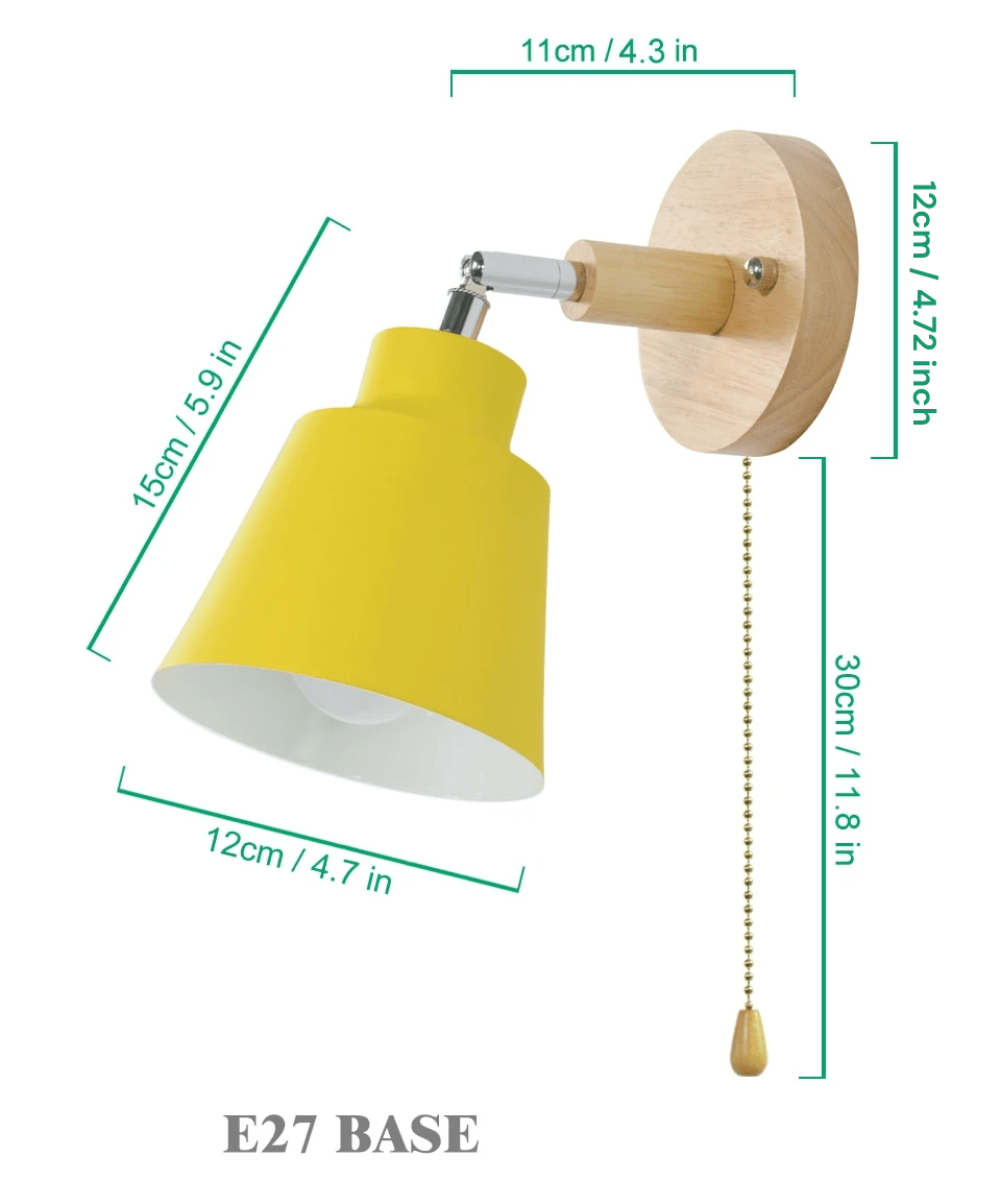 CollinSwing – Schwenkbare Wandleuchte mit Zugschalter