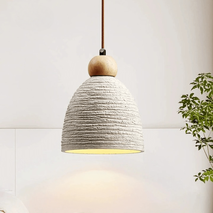 Retro Crème LED Pendelleuchte