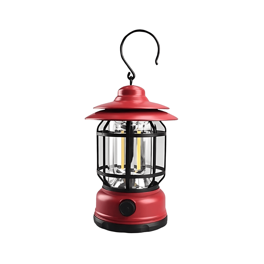 Wiederaufladbare Vintage-Stil Campinglampe