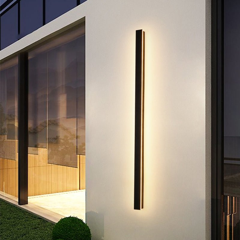 EdgeLux – Modern black LED-Außen- und Innenwandleuchten für Garten und Flur