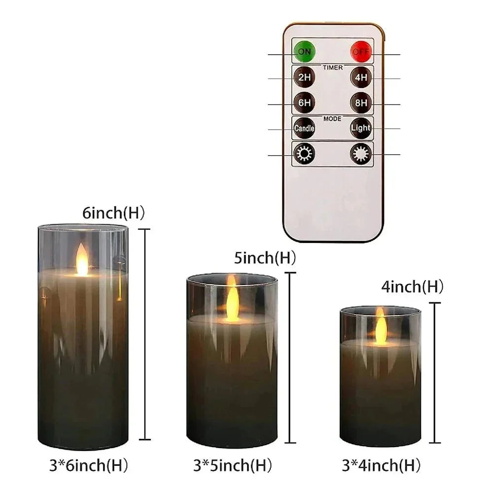 Elegante LED-Kerzen für stimmungsvolle Dekoration