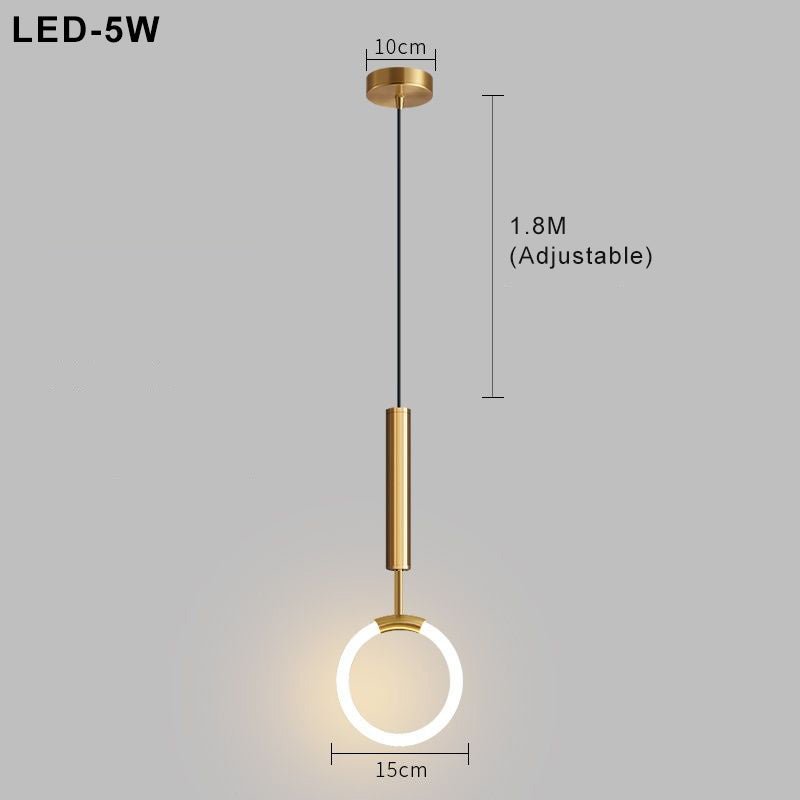 Elegante Skandinavische Pendelleuchte mit Minimalistischem Design für Moderne Räume