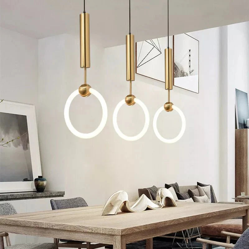 Elegante Skandinavische Pendelleuchte mit Minimalistischem Design für Moderne Räume