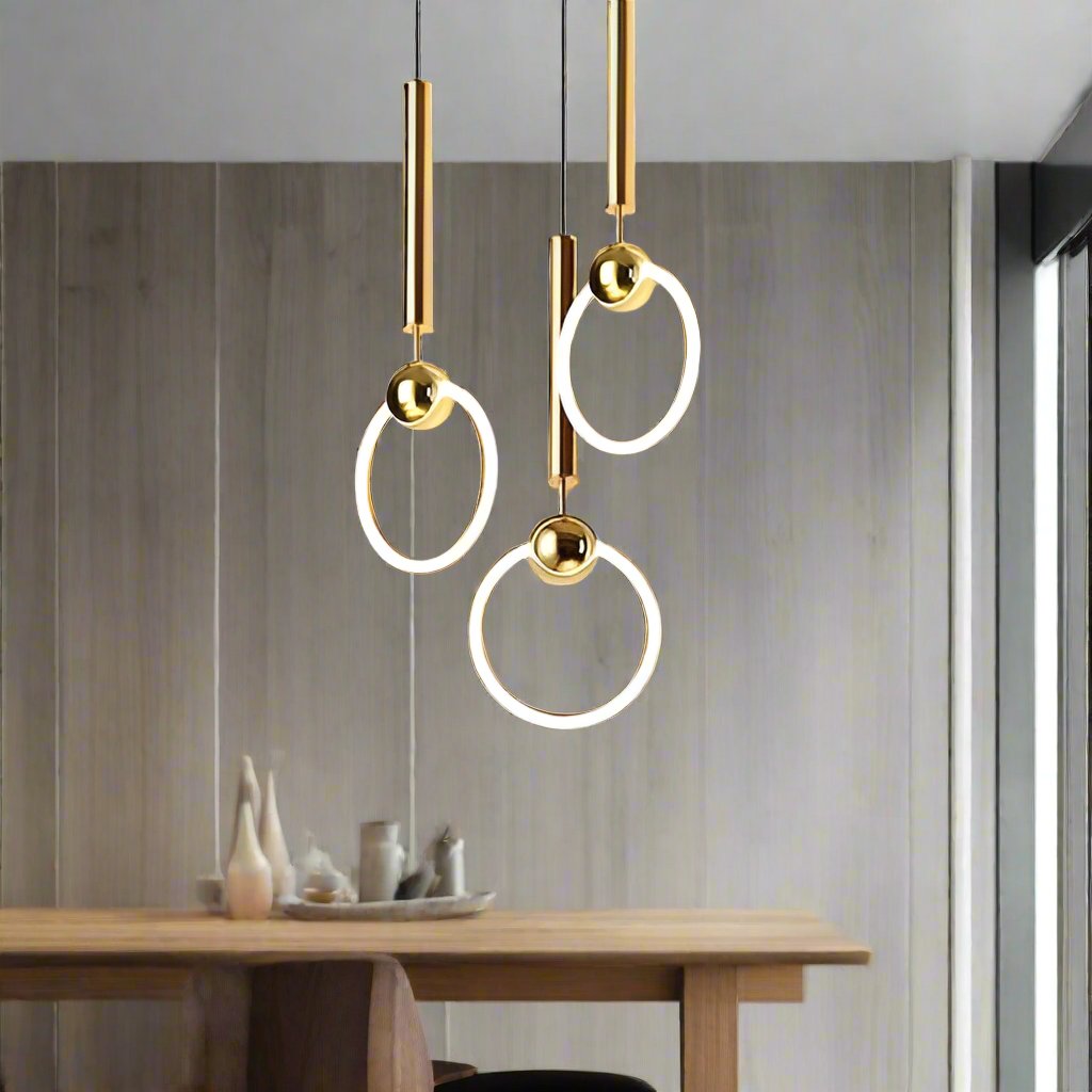 Elegante Skandinavische Pendelleuchte mit Minimalistischem Design für Moderne Räume