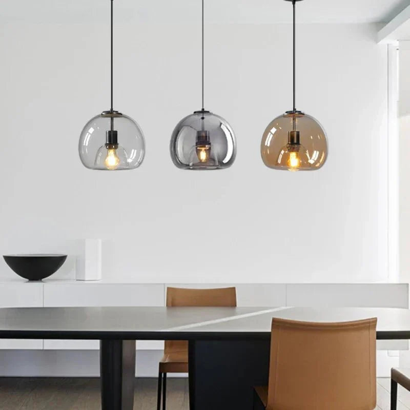 Elegant glass pendant for stylish interior design