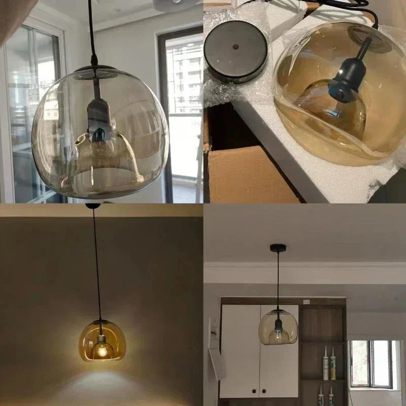 Elegant glass pendant for stylish interior design