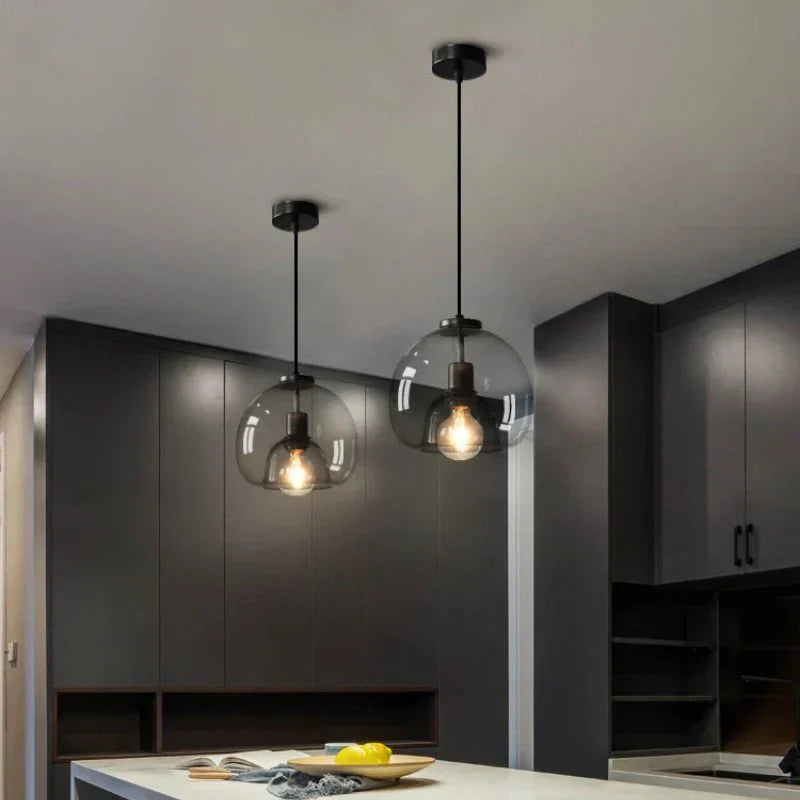 Elegant glass pendant for stylish interior design