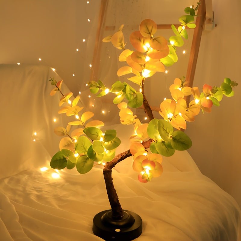 EukalyptusLights - LED-Bonsai-Baumlampe mit USB-/Batteriebetrieb