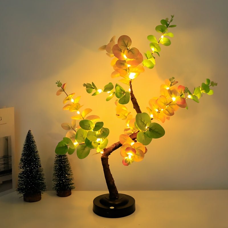 EukalyptusLights - LED-Bonsai-Baumlampe mit USB-/Batteriebetrieb