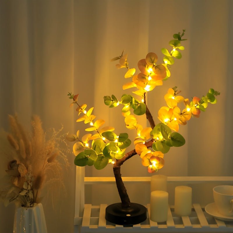 EukalyptusLights - LED-Bonsai-Baumlampe mit USB-/Batteriebetrieb