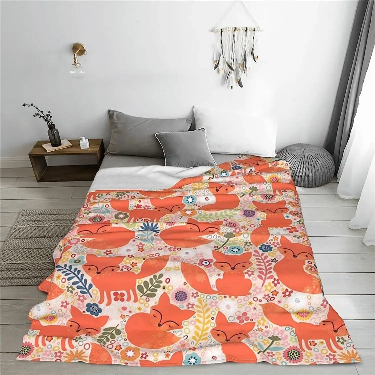 FuchsKuscheln | Kinder Fleece-Decke for Kinder and Erwachesne