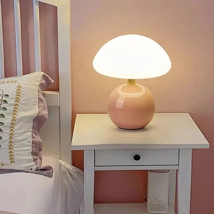 French Cream Pill Lamp