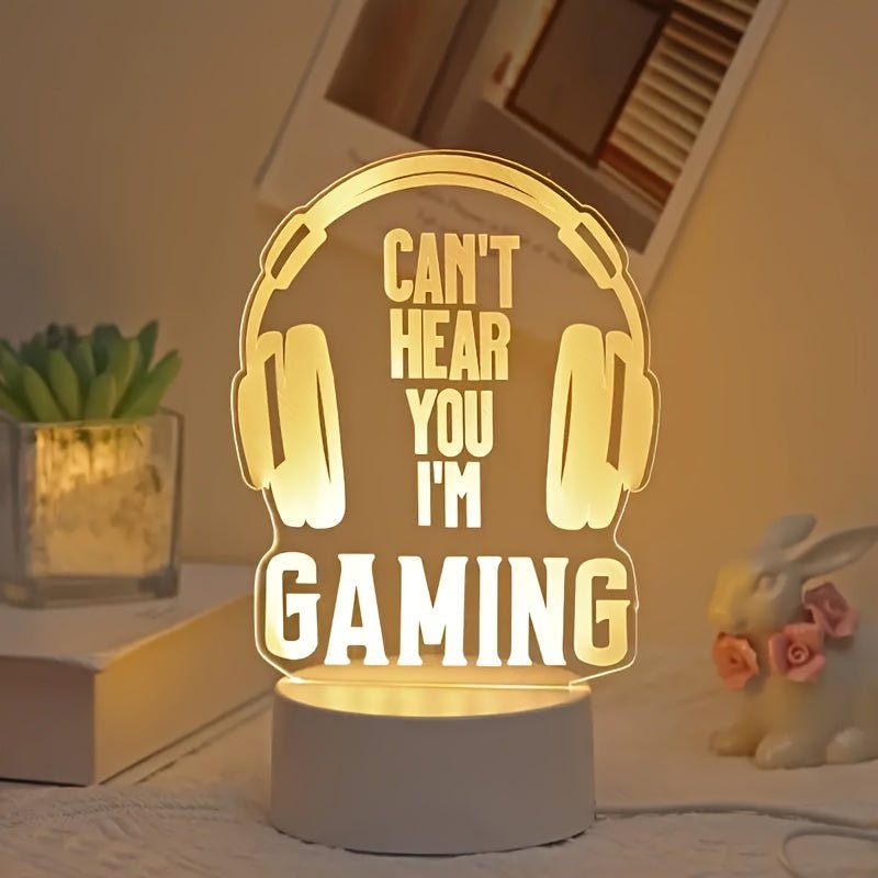 Mini LED-Gaming-Lampe mit USB-Aufladung für das Spielzimmer