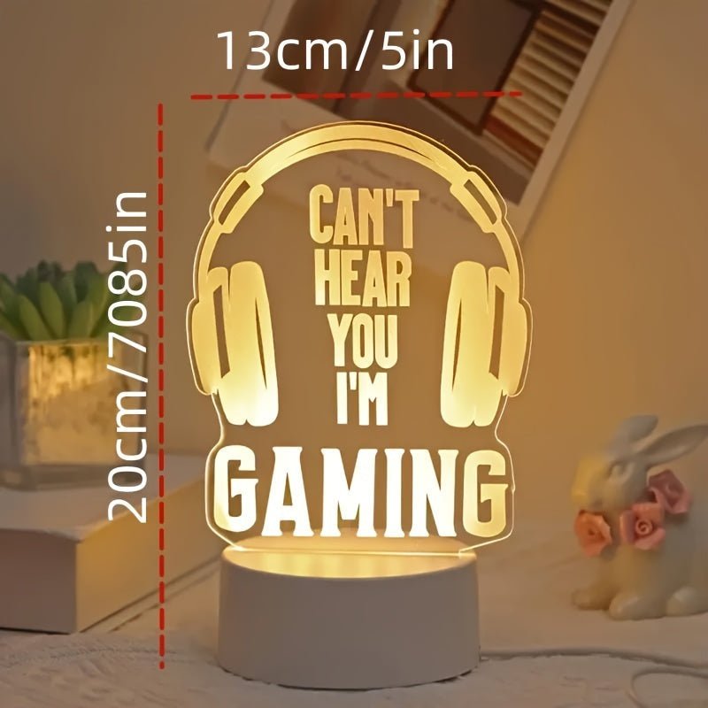 Mini LED-Gaming-Lampe mit USB-Aufladung für das Spielzimmer