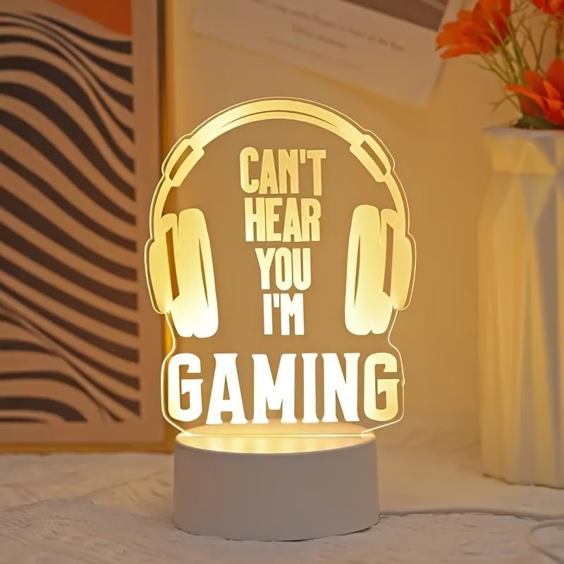 Mini LED-Gaming-Lampe mit USB-Aufladung für das Spielzimmer