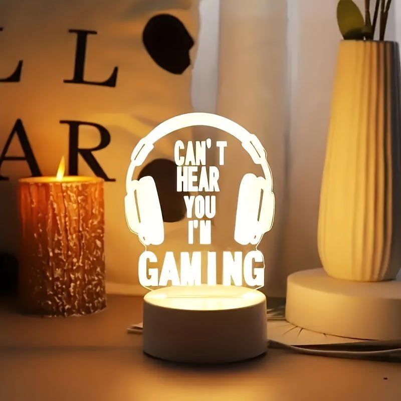 Mini LED-Gaming-Lampe mit USB-Aufladung für das Spielzimmer