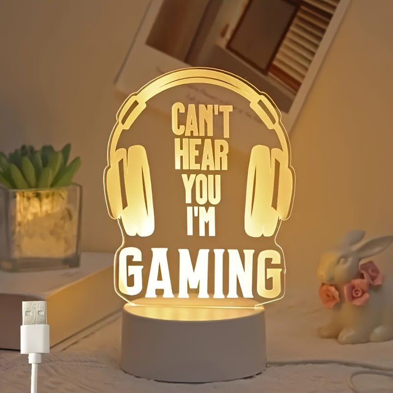 Mini LED-Gaming-Lampe mit USB-Aufladung für das Spielzimmer