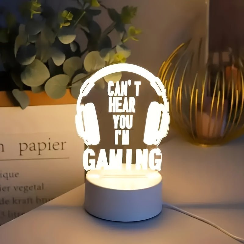 Mini LED-Gaming-Lampe mit USB-Aufladung für das Spielzimmer