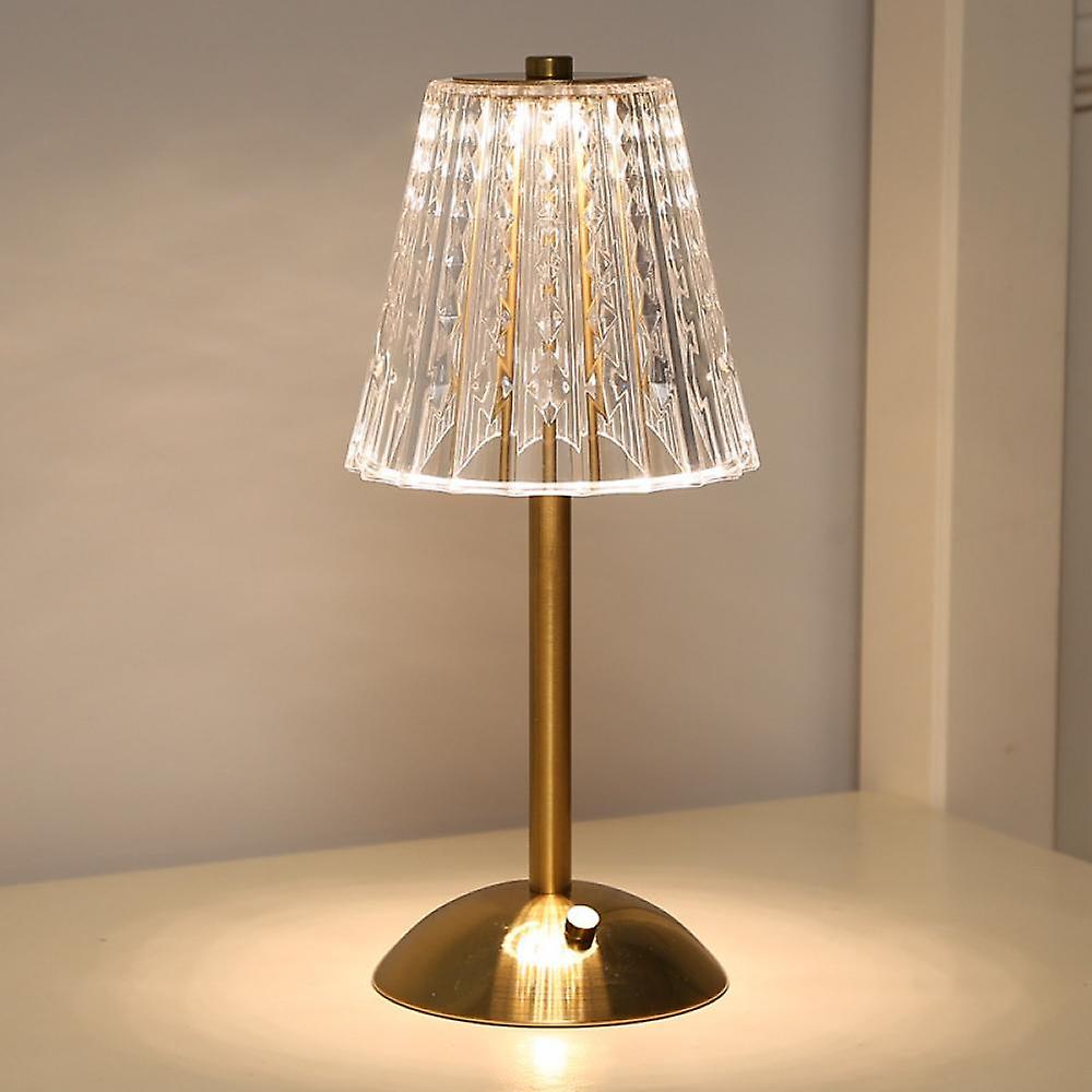 Golden Crystal Table Lights