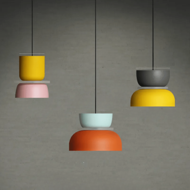 Nordic hanging lamp in Macaron-Design