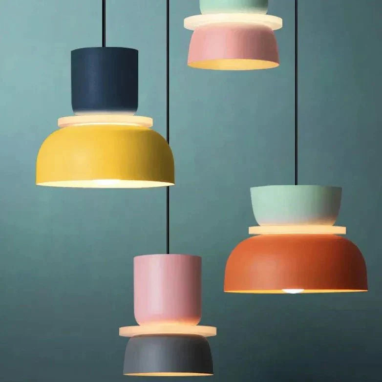 Nordic hanging lamp in Macaron-Design