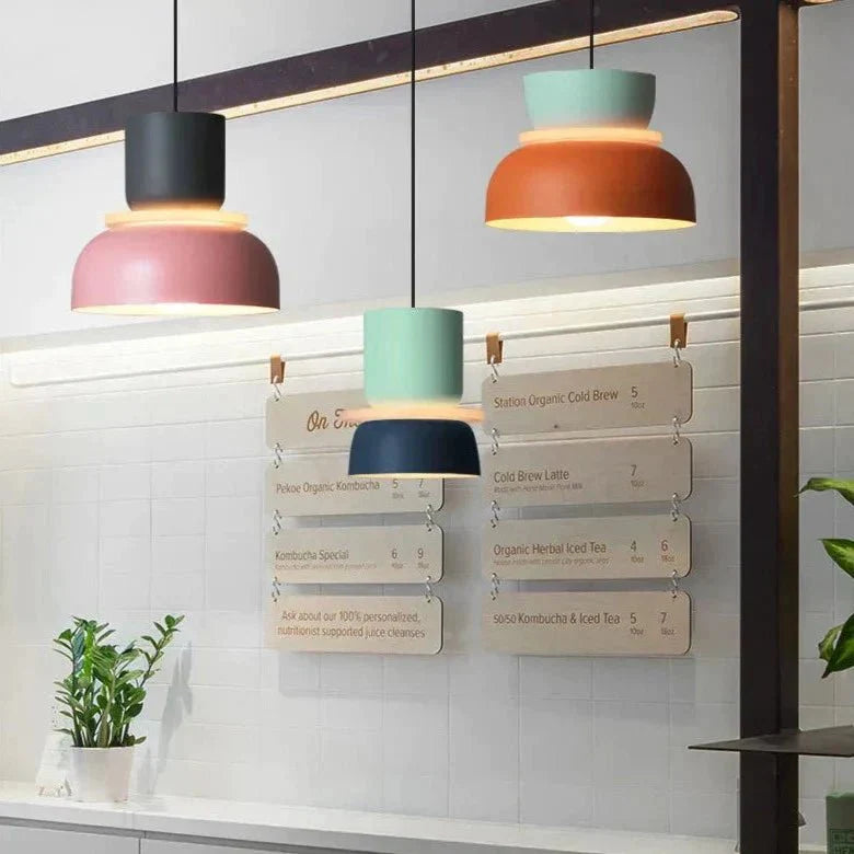 Nordic hanging lamp in Macaron-Design