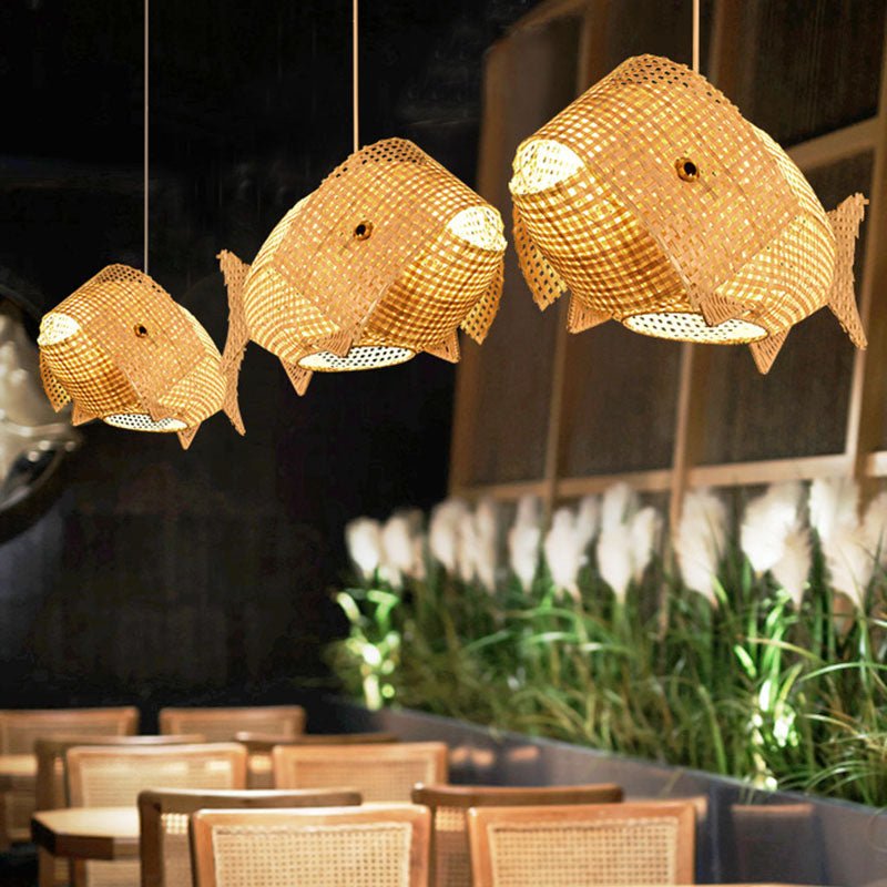 Asian Wood Hangings for Natural Atmospherics