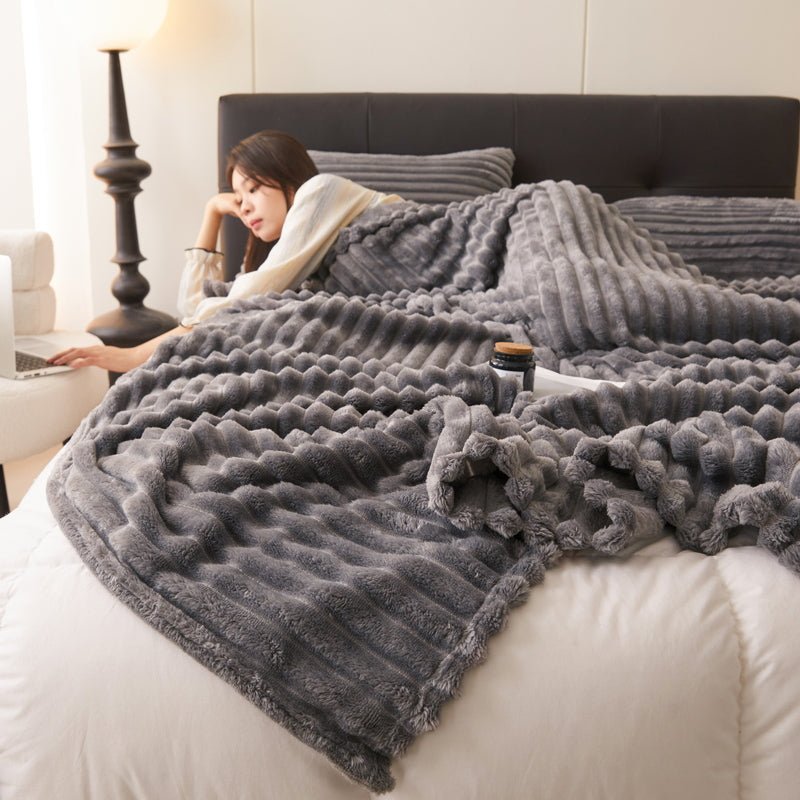 HeimGlück | Kuscheldecke für kalte Wintertage