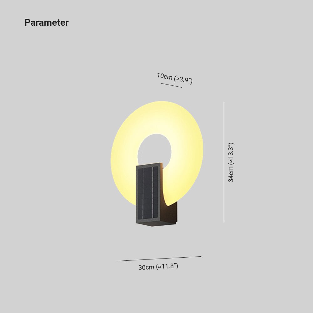 Moderne Wasserdichte Solar-Acryl-Gartenleuchte von Isaac