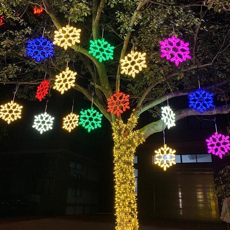 Weihnachts-LED Wasserdichte Schneeflocken-Beleuchtung