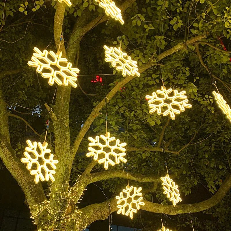 Weihnachts-LED Wasserdichte Schneeflocken-Beleuchtung