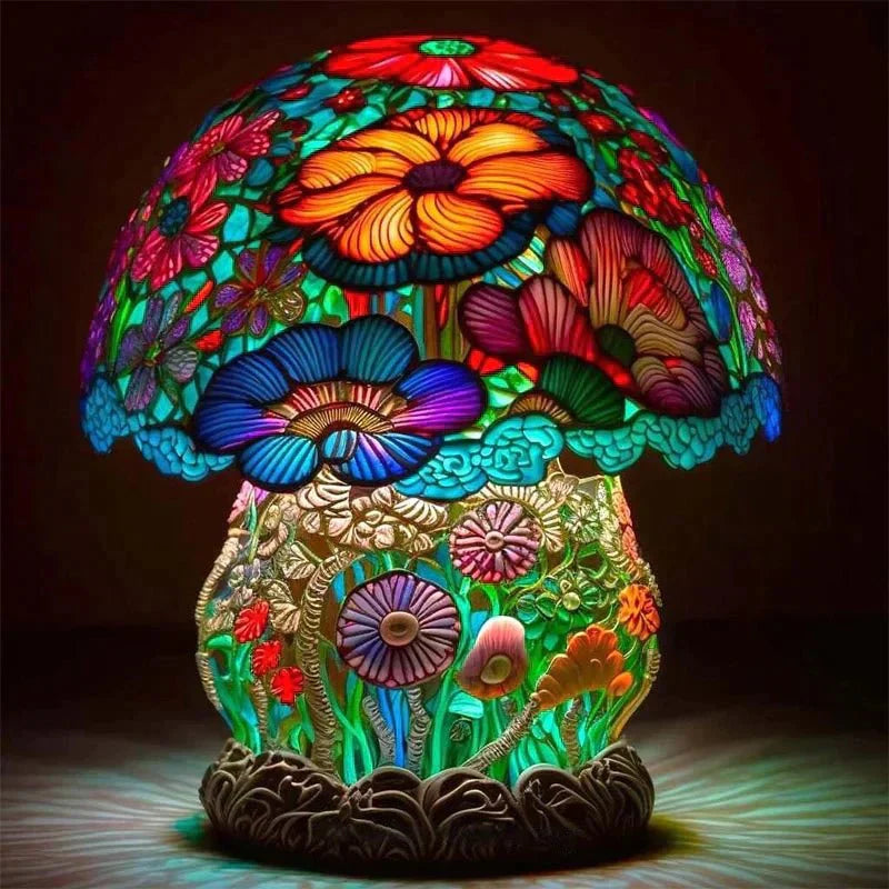 Beruhigende Kunstlampe aus Glas-in-Glas