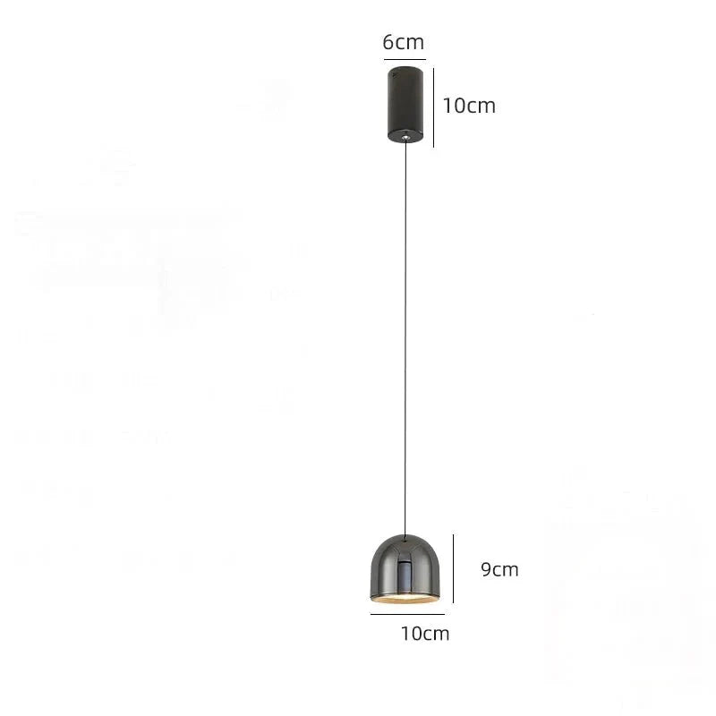 LED Pendelleuchte mit COB Einbaustrahler