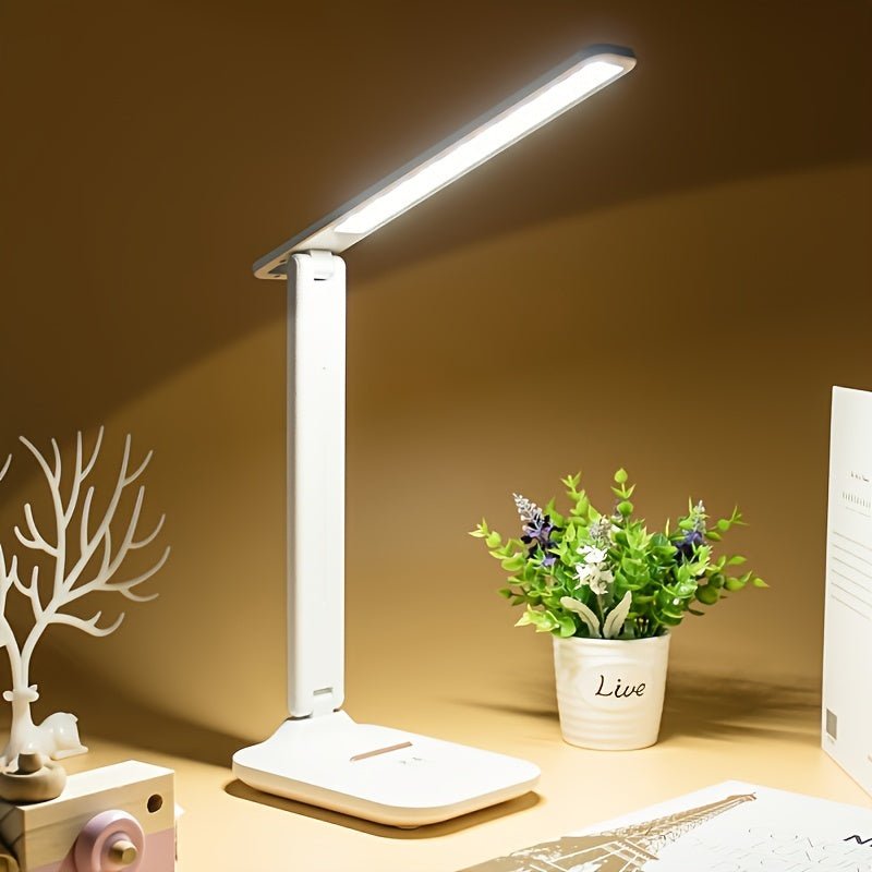 LumiDesk - LED-Schreibtischlampe mit Touchsteuerung und USB-Anschluss, dimmbar