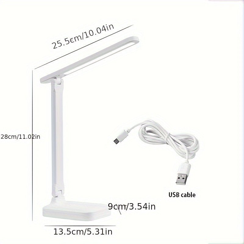 LumiDesk - LED-Schreibtischlampe mit Touchsteuerung und USB-Anschluss, dimmbar