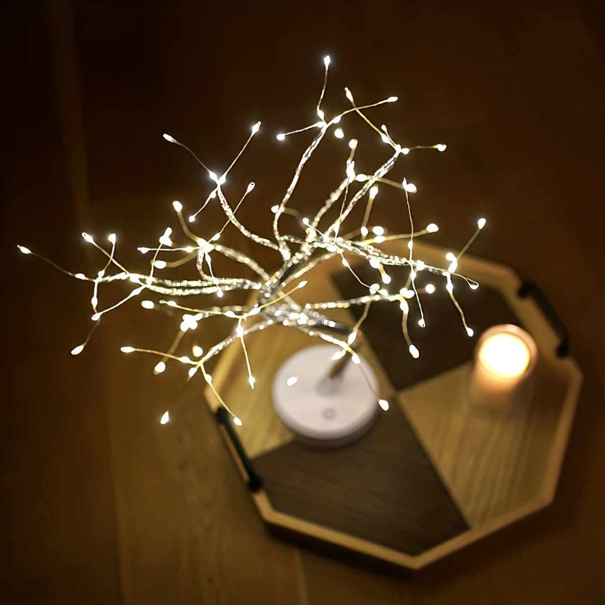 LuminaTree - 108 LED-Bonsai-Lampe mit Touch-Bedienung