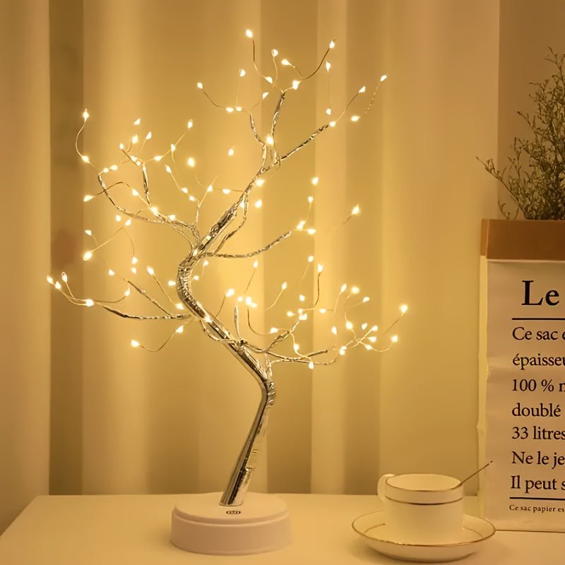 LuminaTree - 108 LED-Bonsai-Lampe mit Touch-Bedienung