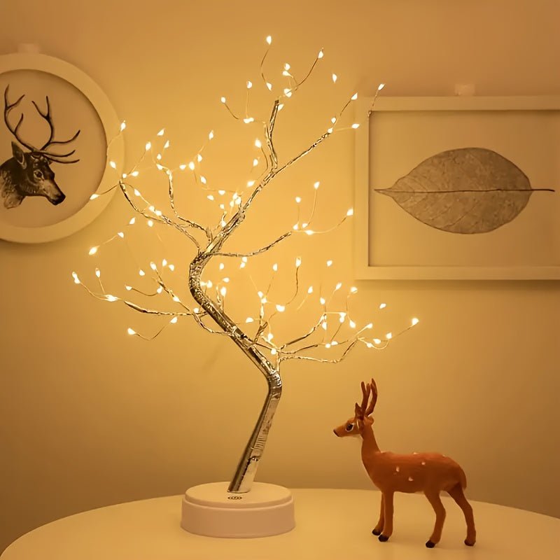 LuminaTree - 108 LED-Bonsai-Lampe mit Touch-Bedienung